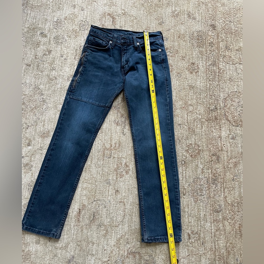 Dark Blue Levi’s 511 Women's Straight Leg Jeans - Picture 4 of 13